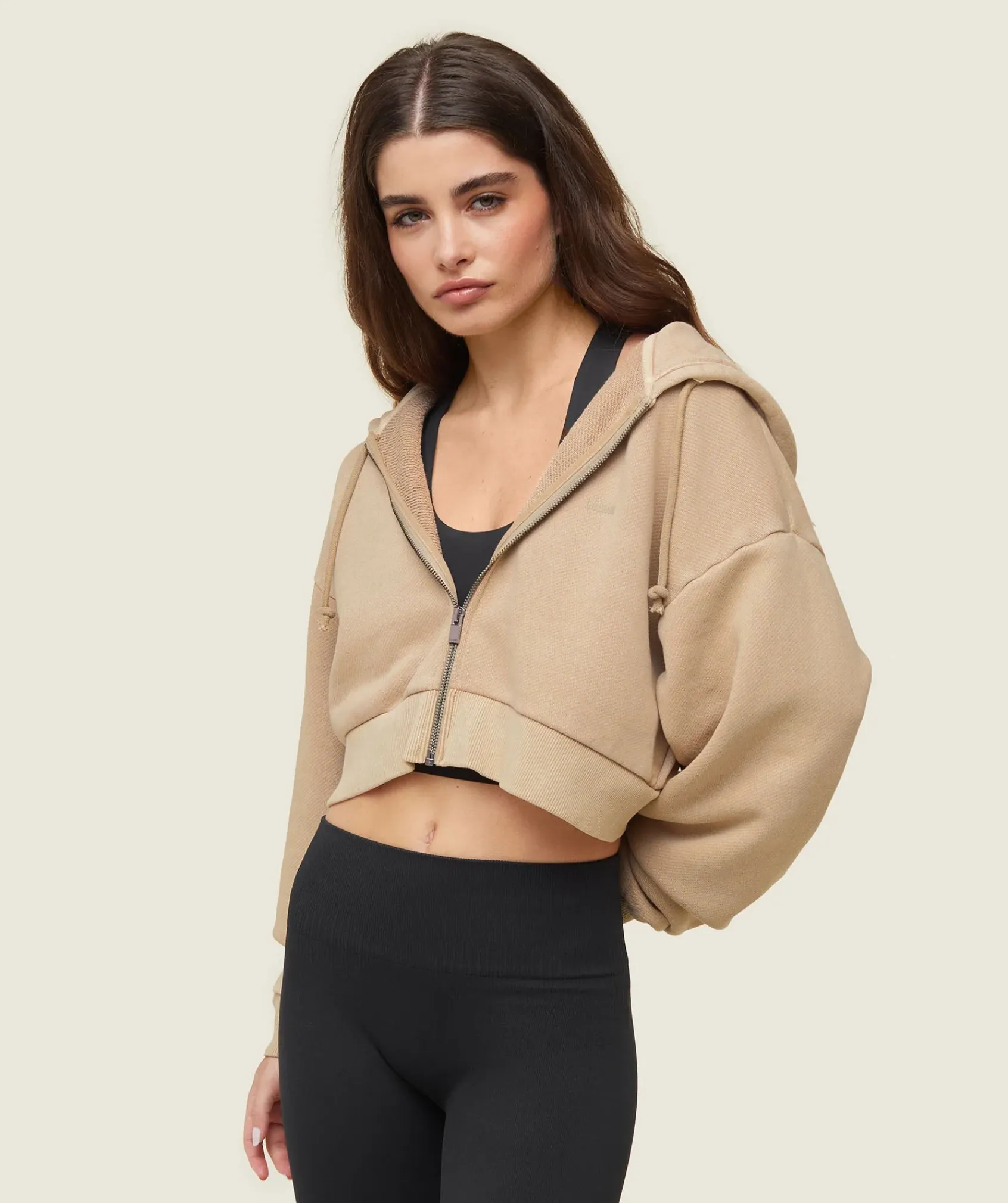 DAMES Gymshark Hoodies & Truien*everywear Cropped Zip Hoodie
