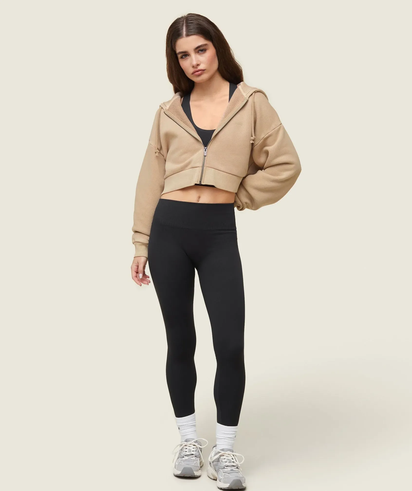 DAMES Gymshark Hoodies & Truien*everywear Cropped Zip Hoodie