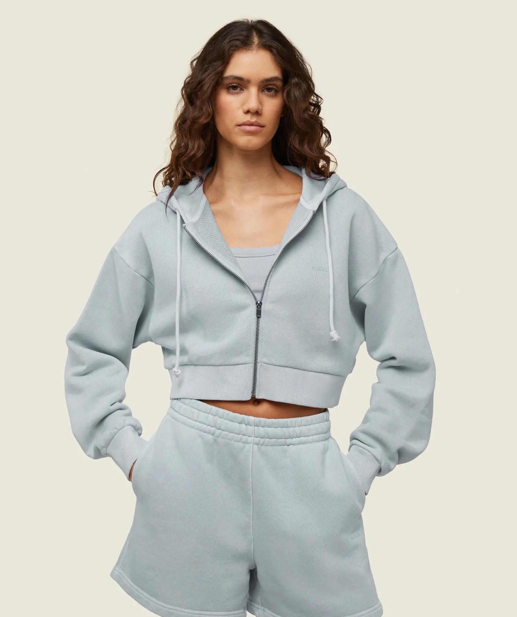 DAMES Gymshark Hoodies & Truien*everywear Cropped Zip Hoodie