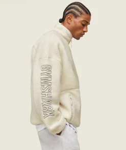 Heren Gymshark Outerwear*everywear Half Zip Sherpa Jacket