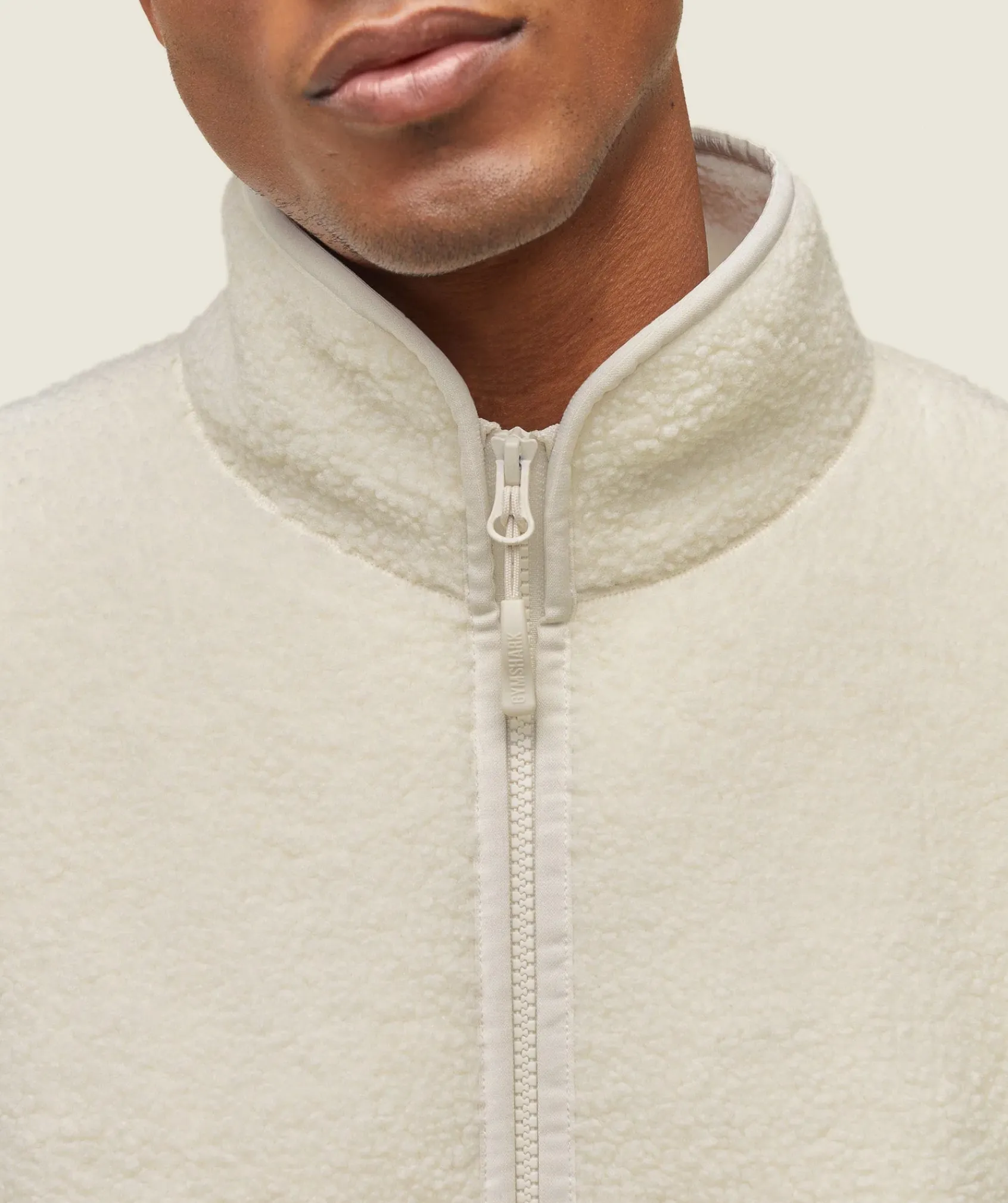Heren Gymshark Outerwear*everywear Half Zip Sherpa Jacket