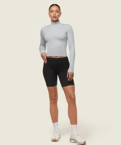 DAMES Gymshark T-shirts*everywear Long Sleeve Ribbed Turtle Neck