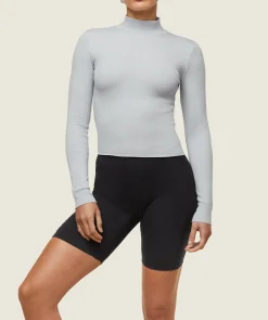DAMES Gymshark T-shirts*everywear Long Sleeve Ribbed Turtle Neck