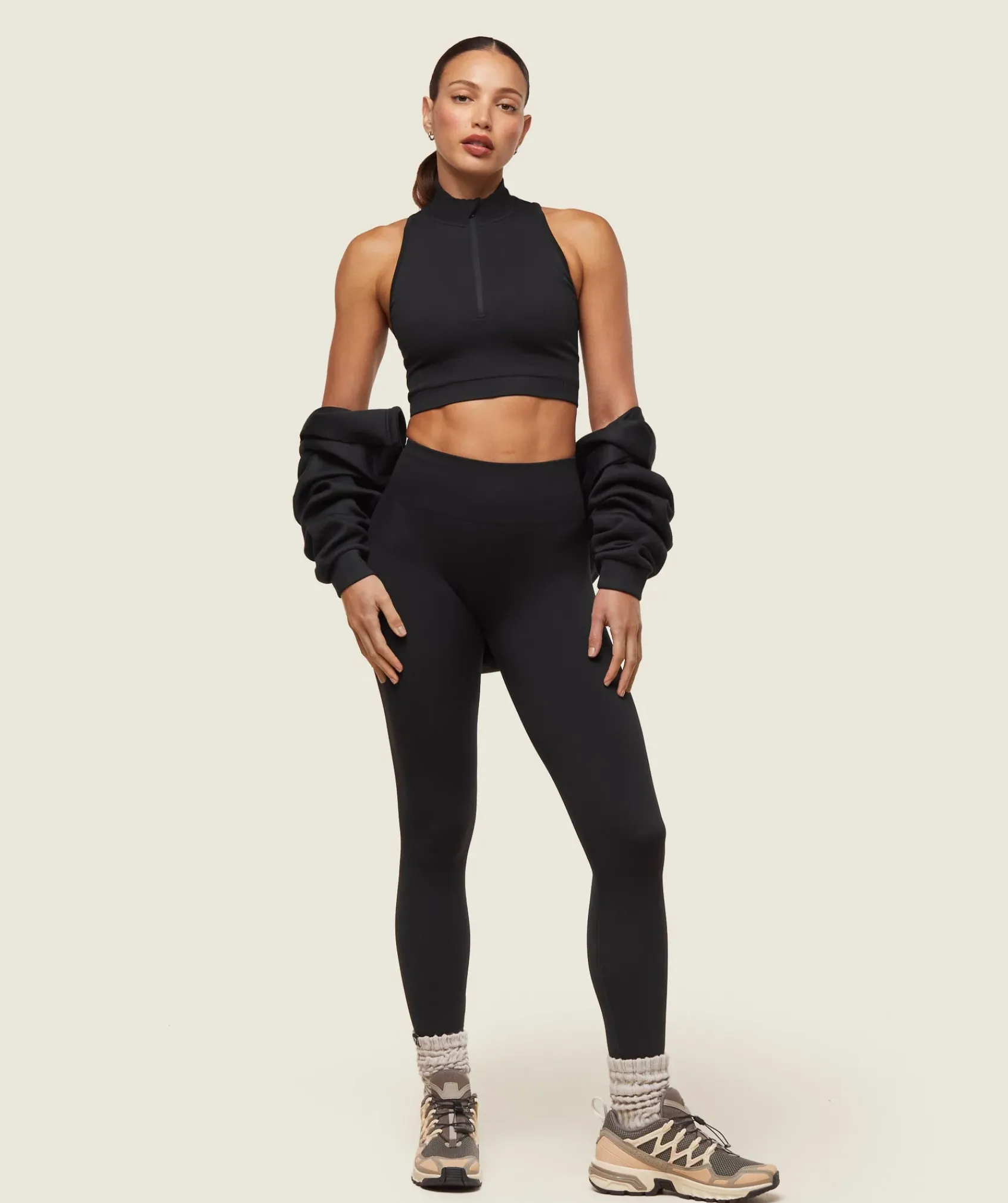 DAMES Gymshark Leggings|Zwarte Leggings*everywear Seamless Leggings