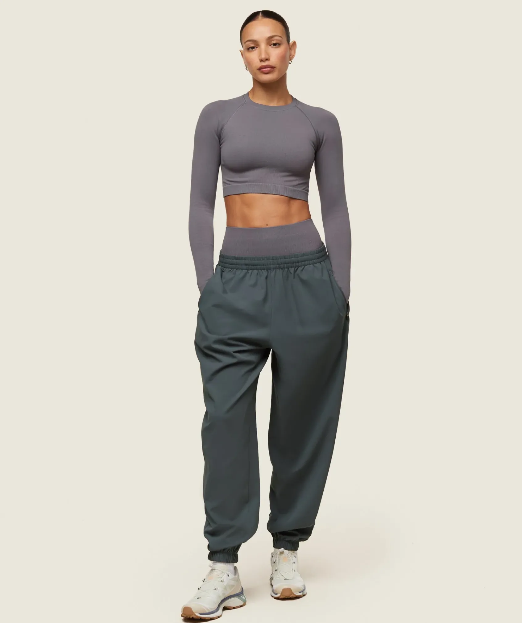 DAMES Gymshark Croptops|T-shirts*everywear Seamless Long Sleeve Crop Top