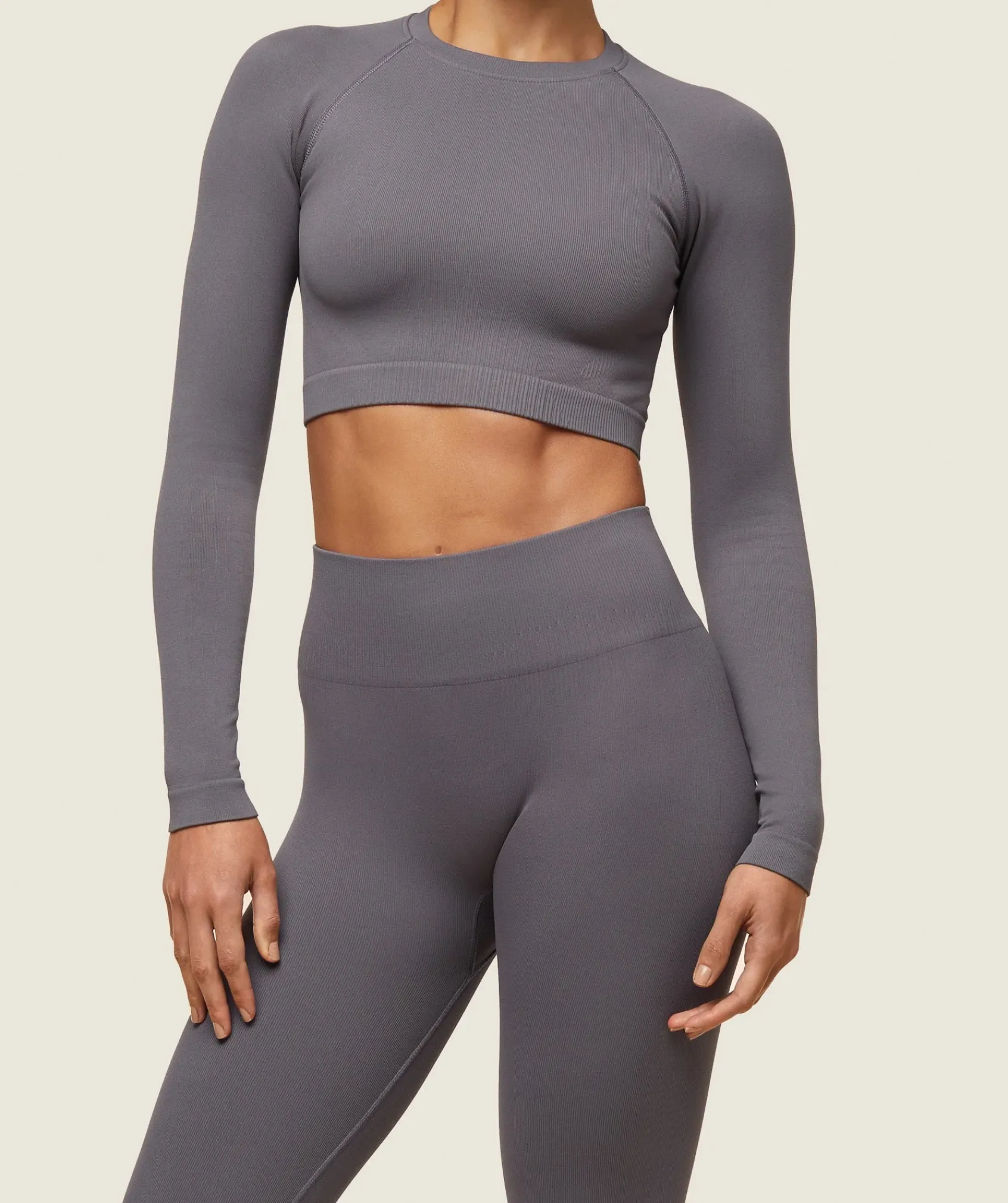 DAMES Gymshark Croptops|T-shirts*everywear Seamless Long Sleeve Crop Top