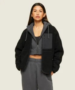 DAMES Gymshark Outerwear|Sportjacks*everywear Zip Up Sherpa Jacket