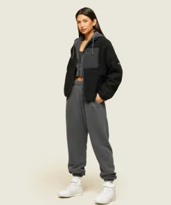 DAMES Gymshark Outerwear|Sportjacks*everywear Zip Up Sherpa Jacket