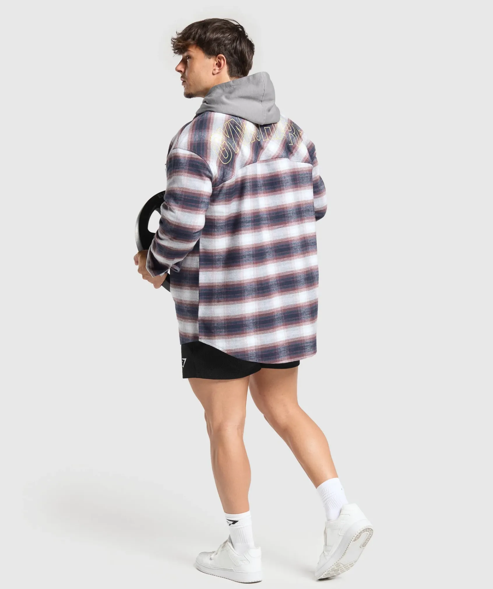 Heren Gymshark T-shirts*Flannel Shirt