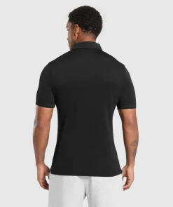 Heren Gymshark T-shirts*Flat Knit Polo Shirt