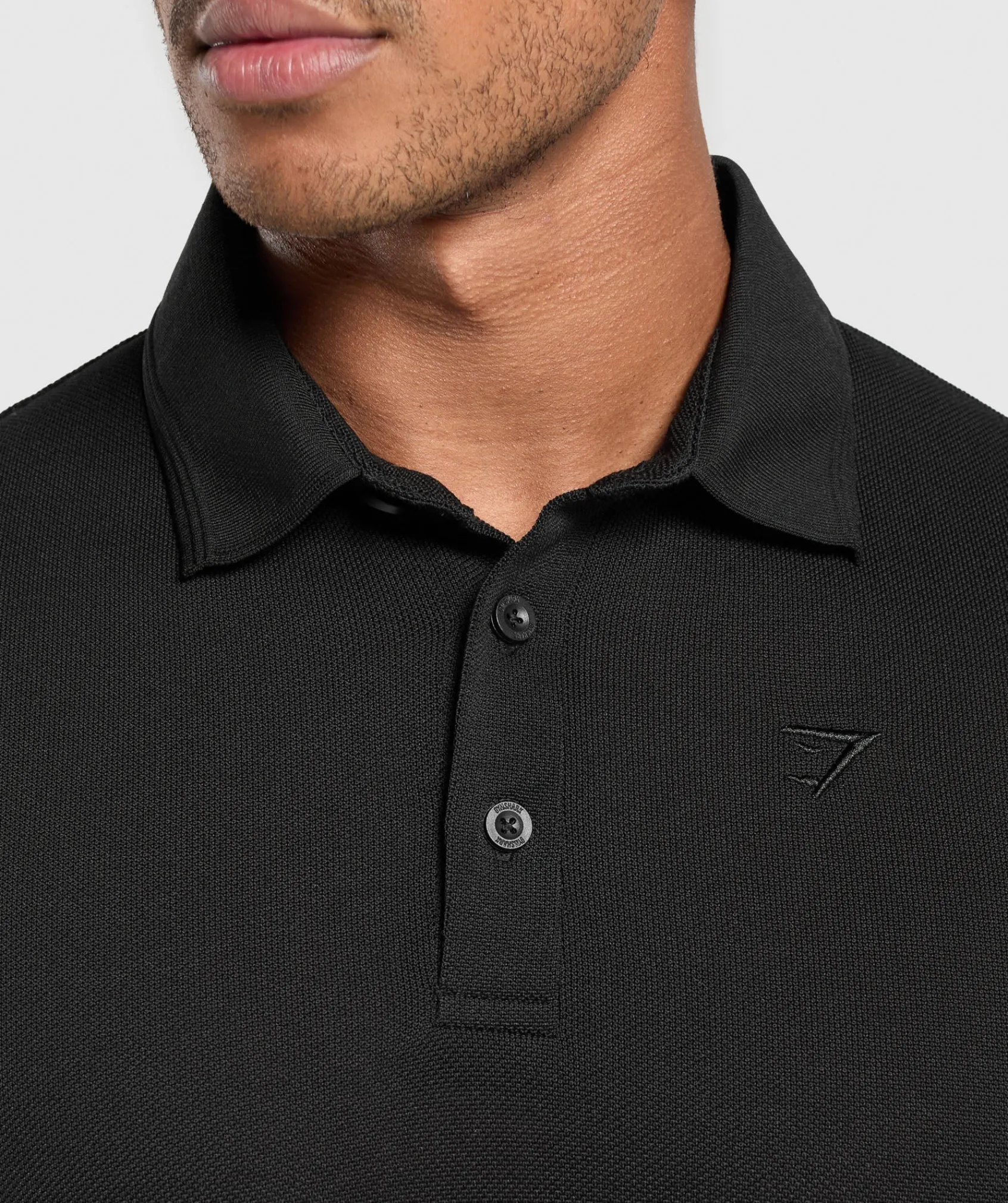 Heren Gymshark T-shirts*Flat Knit Polo Shirt