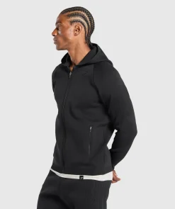 Heren Gymshark Sportjacks|Hoodies & Truien*Flat Knit Zip Up Hoodie