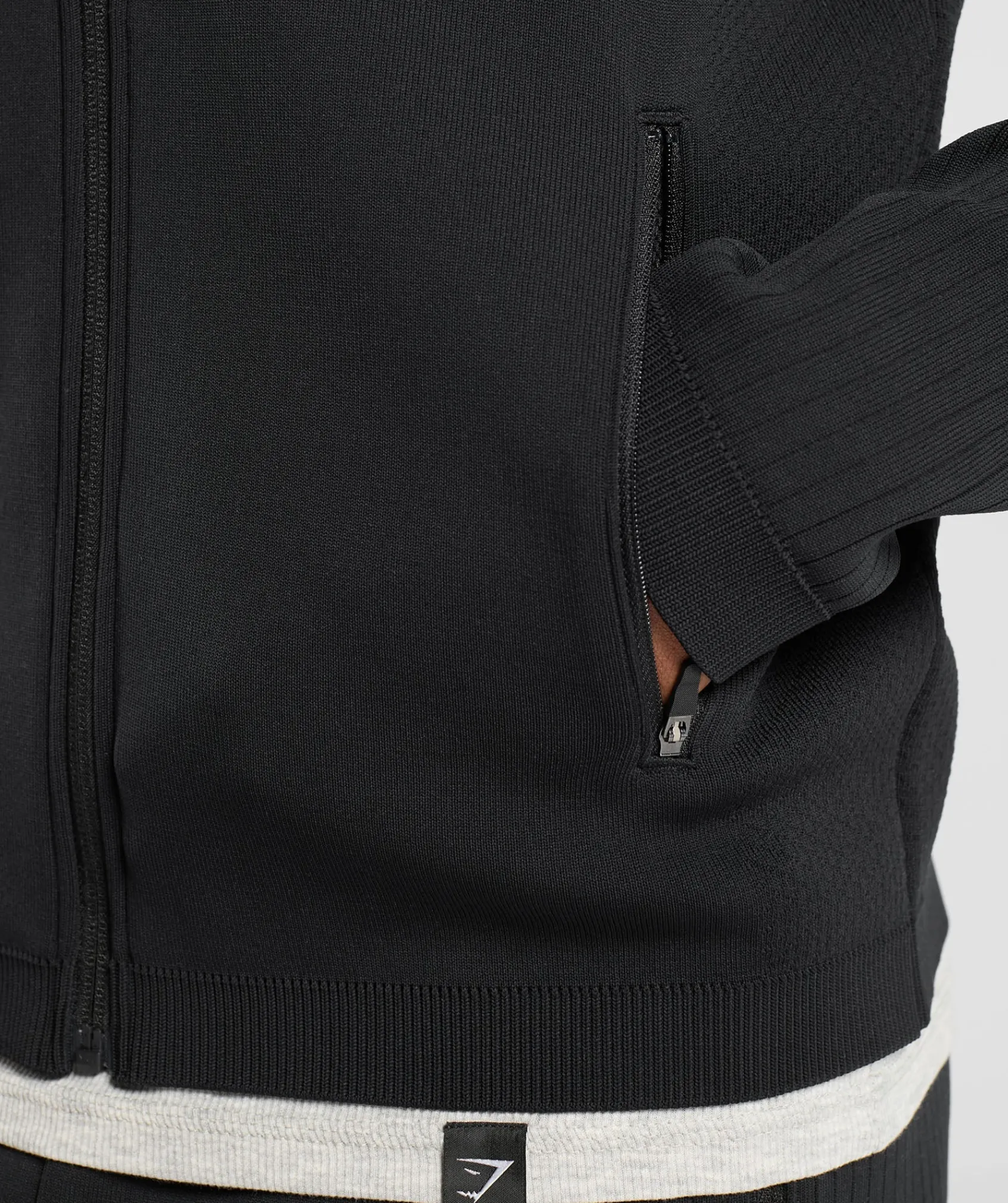 Heren Gymshark Sportjacks|Hoodies & Truien*Flat Knit Zip Up Hoodie