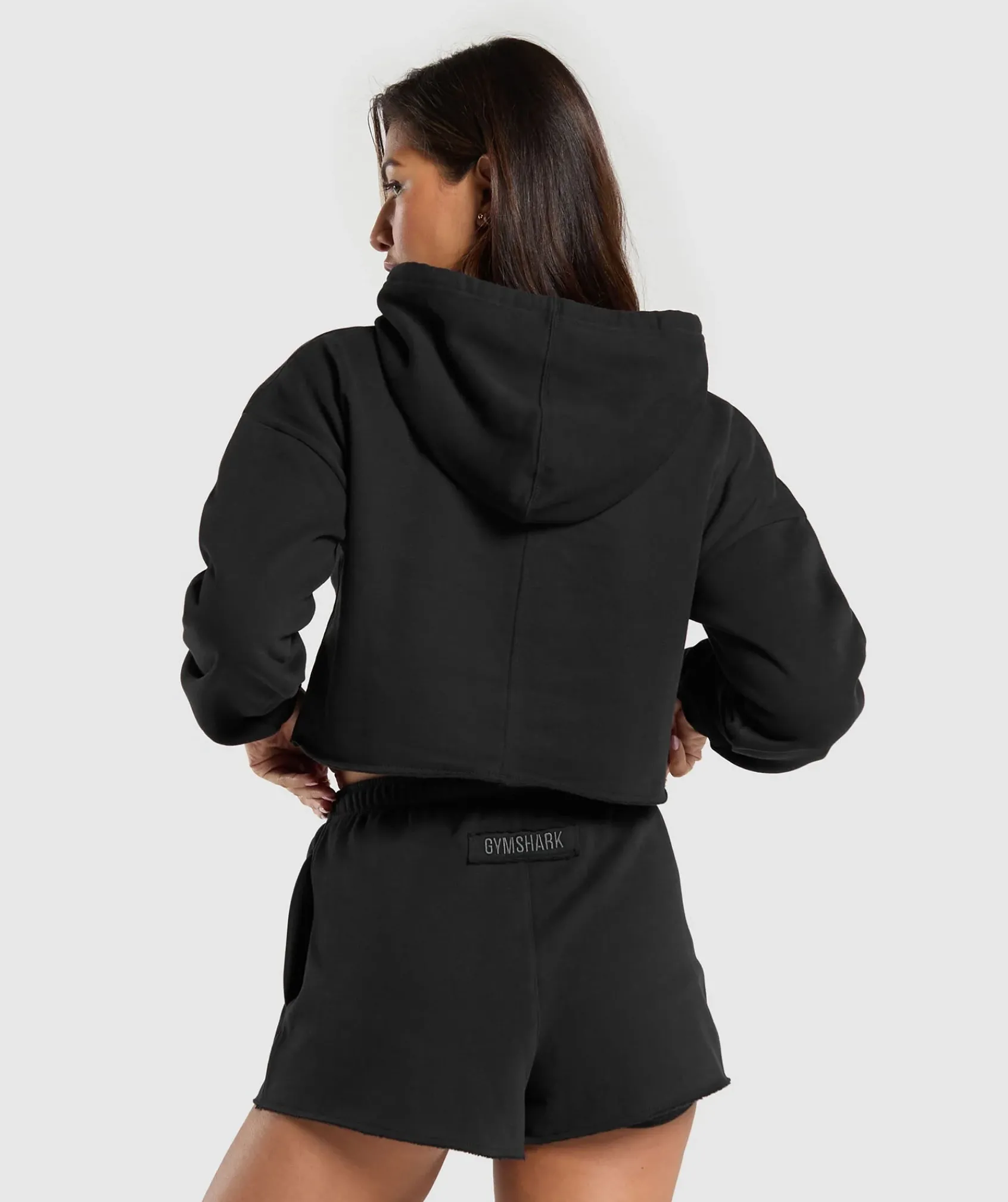 DAMES Gymshark Hoodies & Truien*Fleece Crop Pullover