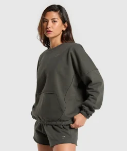 DAMES Gymshark Bedekkende Sportkleding|Hoodies & Truien*Fleece Oversized Sweatshirt