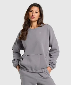 DAMES Gymshark Bedekkende Sportkleding|Hoodies & Truien*Fleece Oversized Sweatshirt