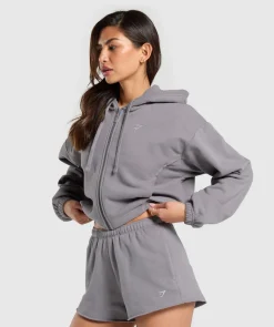DAMES Gymshark Hoodies & Truien*Fleece Zip Hoodie