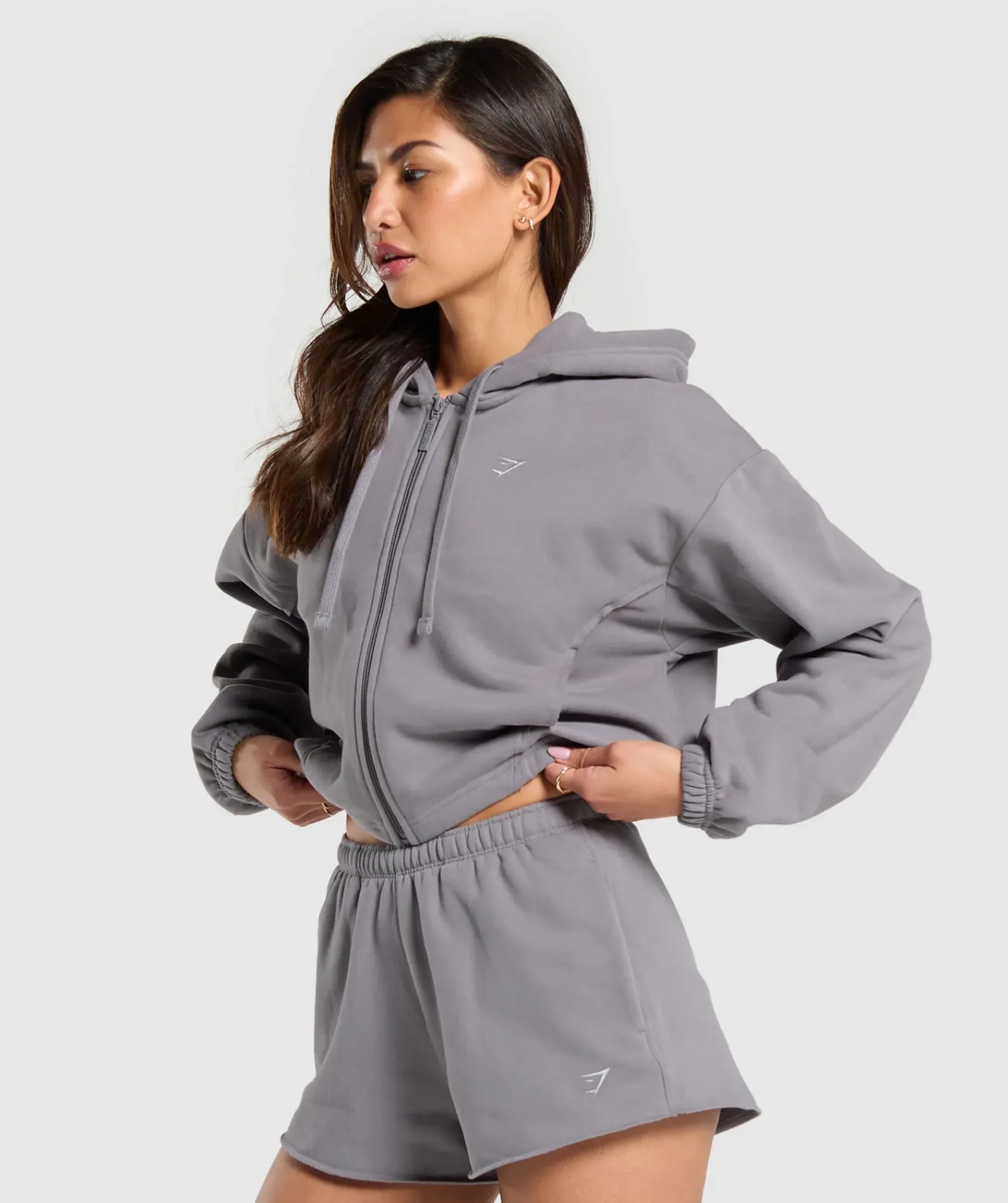 DAMES Gymshark Hoodies & Truien*Fleece Zip Hoodie