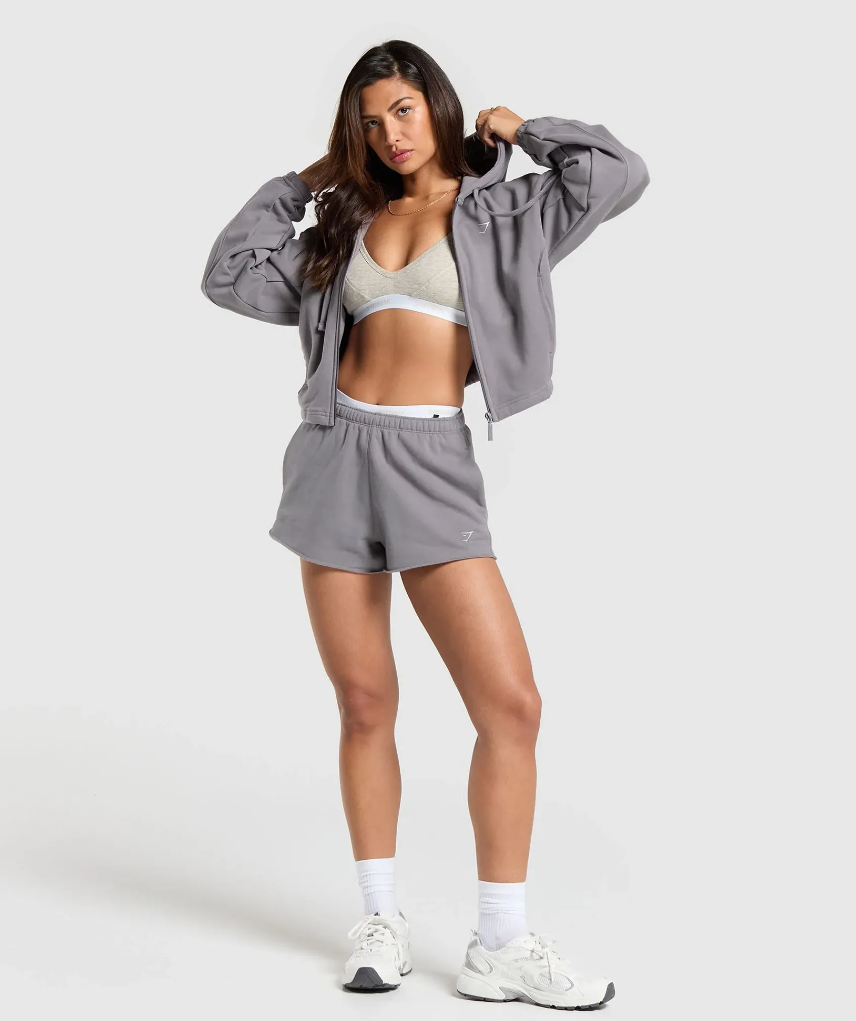 DAMES Gymshark Hoodies & Truien*Fleece Zip Hoodie