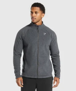 Heren Gymshark Sportjacks|Outerwear*Fleece Zip Through Jacket