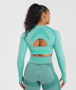 DAMES Gymshark Croptops|T-shirts*Flex Long Sleeve Crop Top