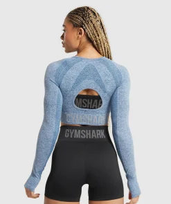 DAMES Gymshark Croptops|T-shirts*Flex Long Sleeve Crop Top