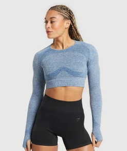 DAMES Gymshark Croptops|T-shirts*Flex Long Sleeve Crop Top