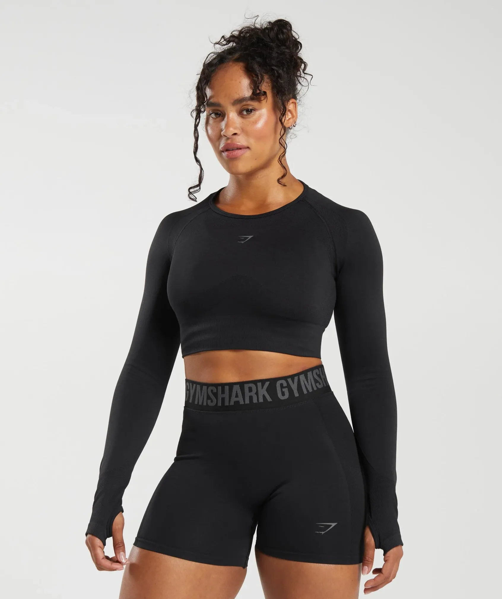 DAMES Gymshark Croptops|T-shirts*Flex Sports Long Sleeve Crop Top