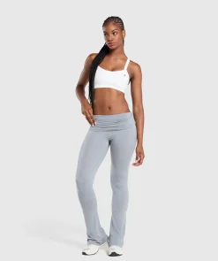 DAMES Gymshark Bedekkende Sportkleding|Leggings*Foldover Flared Leggings