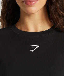 DAMES Gymshark T-shirts*Fraction Long Sleeve T-Shirt