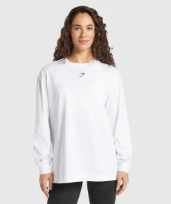 DAMES Gymshark T-shirts*Fraction Long Sleeve T-Shirt