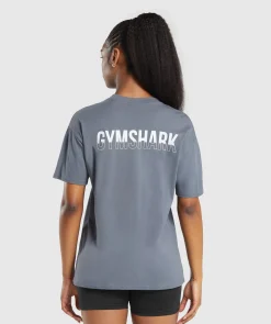 DAMES Gymshark T-shirts*Fraction Oversized T-Shirt