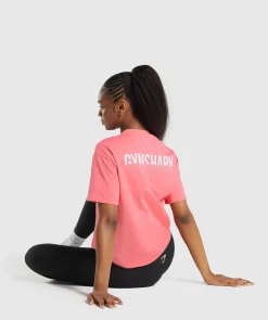 DAMES Gymshark T-shirts*Fraction Oversized T-Shirt