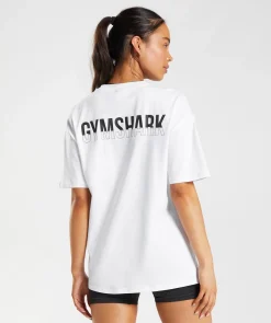 DAMES Gymshark Bedekkende Sportkleding|T-shirts*Fraction Oversized T-Shirt