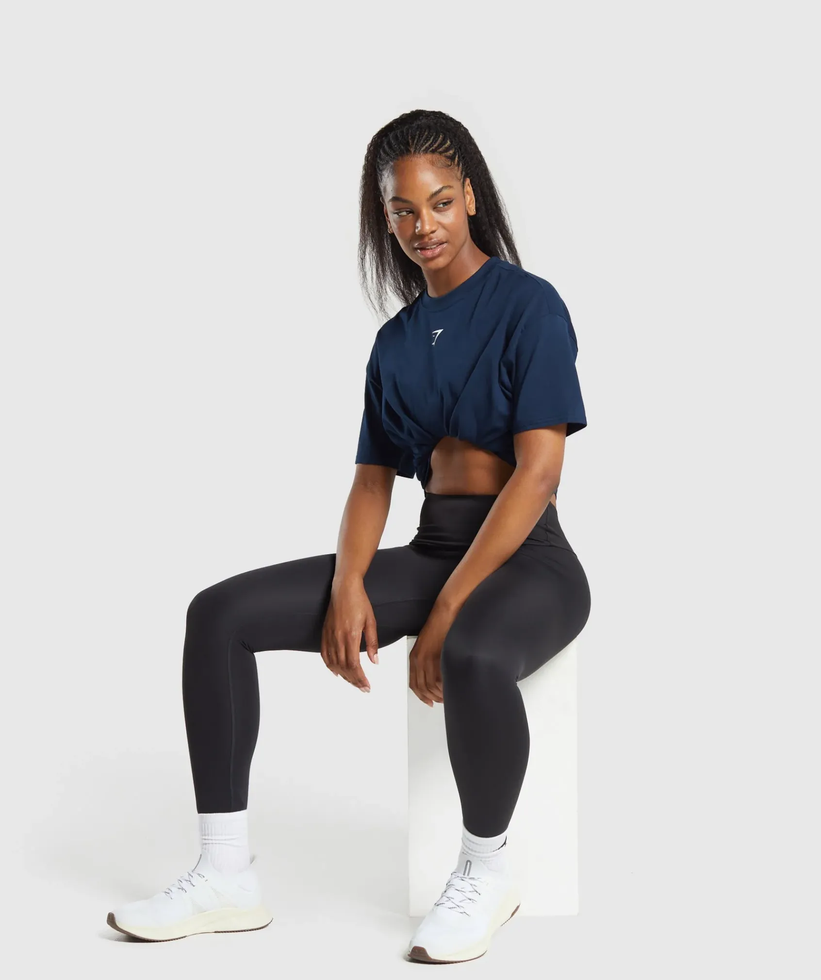 DAMES Gymshark Bedekkende Sportkleding|T-shirts*Fraction Oversized T-Shirt