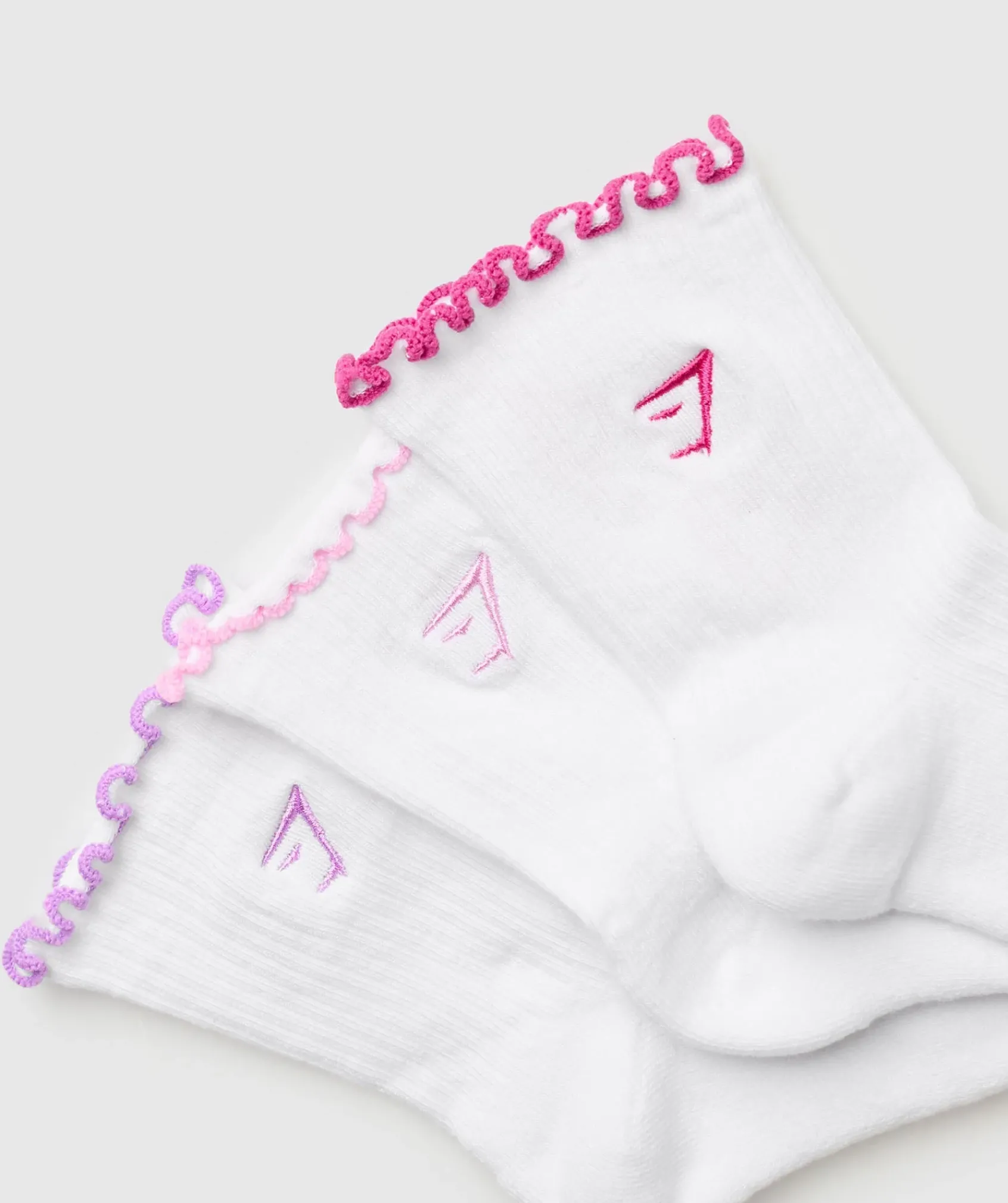 Gymshark Sokken Met Print|Sportsokken*Frill Midi Sock 3pk