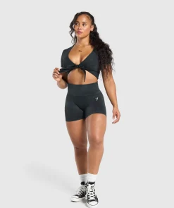 DAMES Gymshark Croptops|T-shirts*Gains Seamless Crop Top