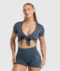 DAMES Gymshark Croptops|T-shirts*Gains Seamless Fitted Crop Top