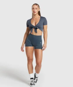 DAMES Gymshark Croptops|T-shirts*Gains Seamless Fitted Crop Top