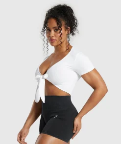 DAMES Gymshark Croptops|T-shirts*Gains Seamless Fitted Crop Top