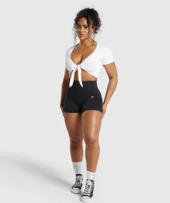 DAMES Gymshark Croptops|T-shirts*Gains Seamless Fitted Crop Top