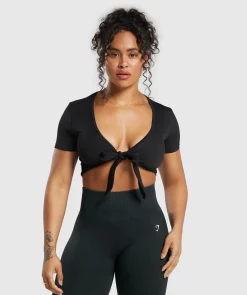 DAMES Gymshark Croptops|T-shirts*Gains Seamless Fitted Crop Top