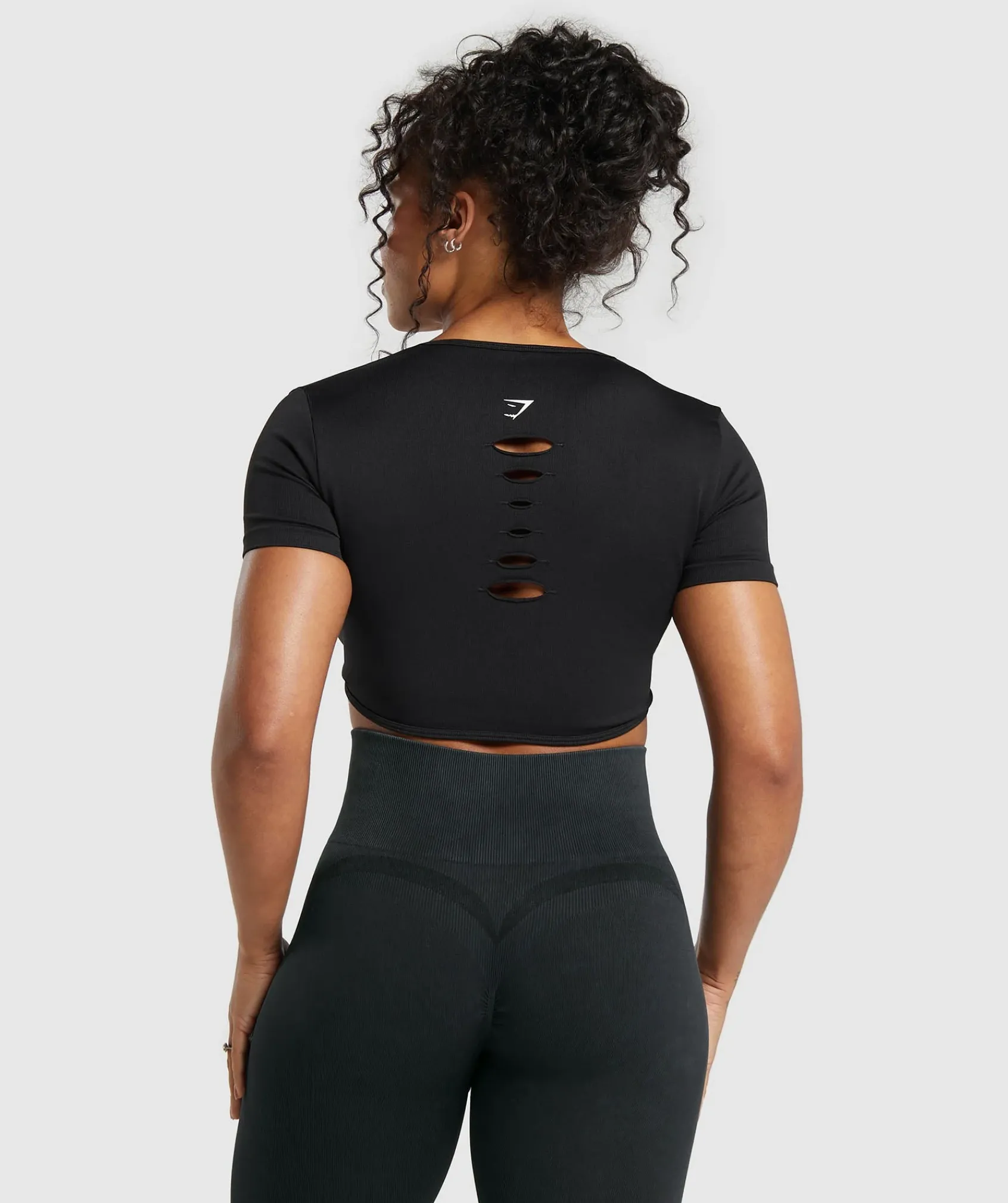 DAMES Gymshark Croptops|T-shirts*Gains Seamless Fitted Crop Top