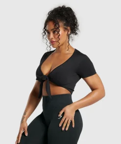 DAMES Gymshark Croptops|T-shirts*Gains Seamless Fitted Crop Top