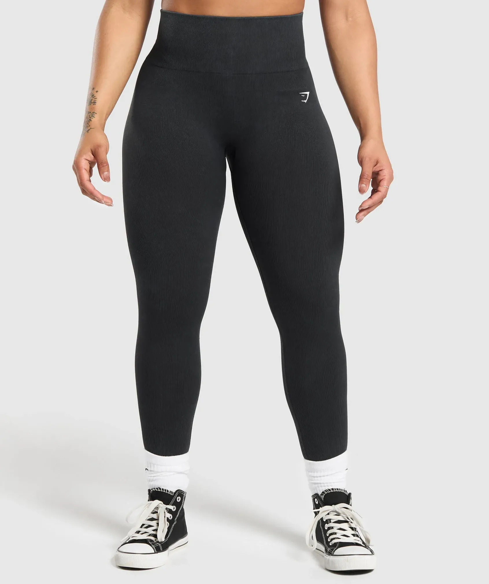 DAMES Gymshark Leggings|Zwarte Leggings*Gains Seamless Leggings