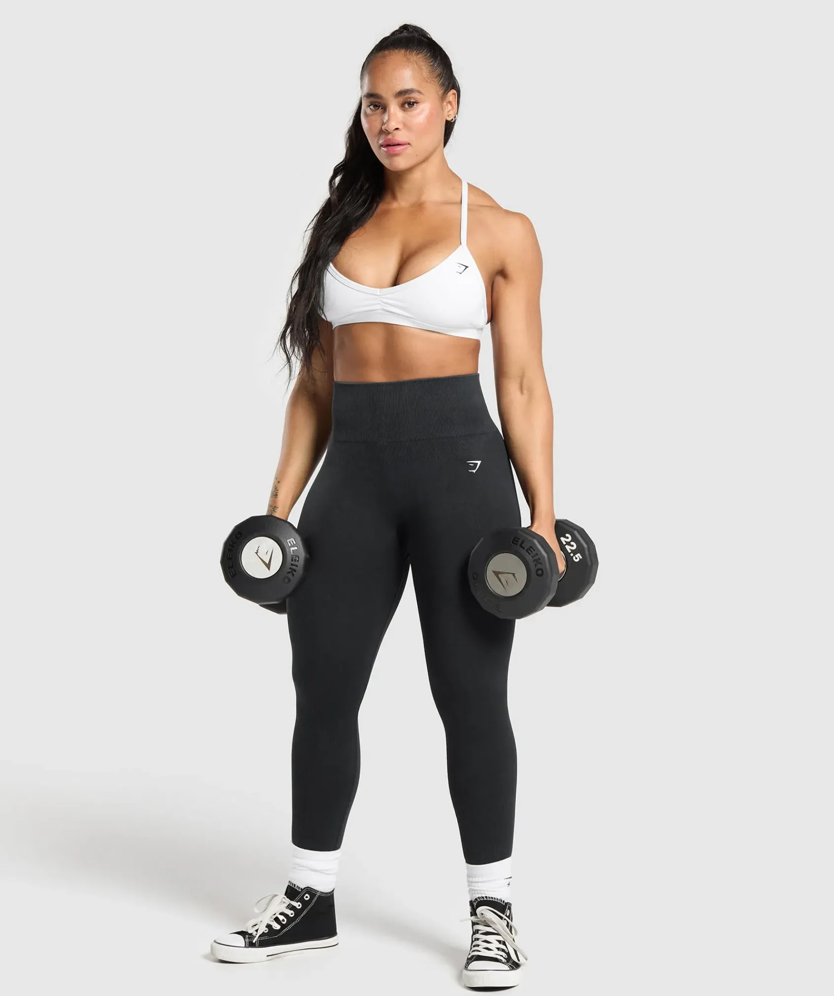 DAMES Gymshark Leggings|Zwarte Leggings*Gains Seamless Leggings