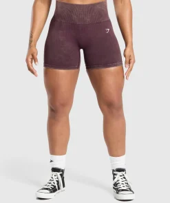 DAMES Gymshark Shorts*Gains Seamless Plain Shorts