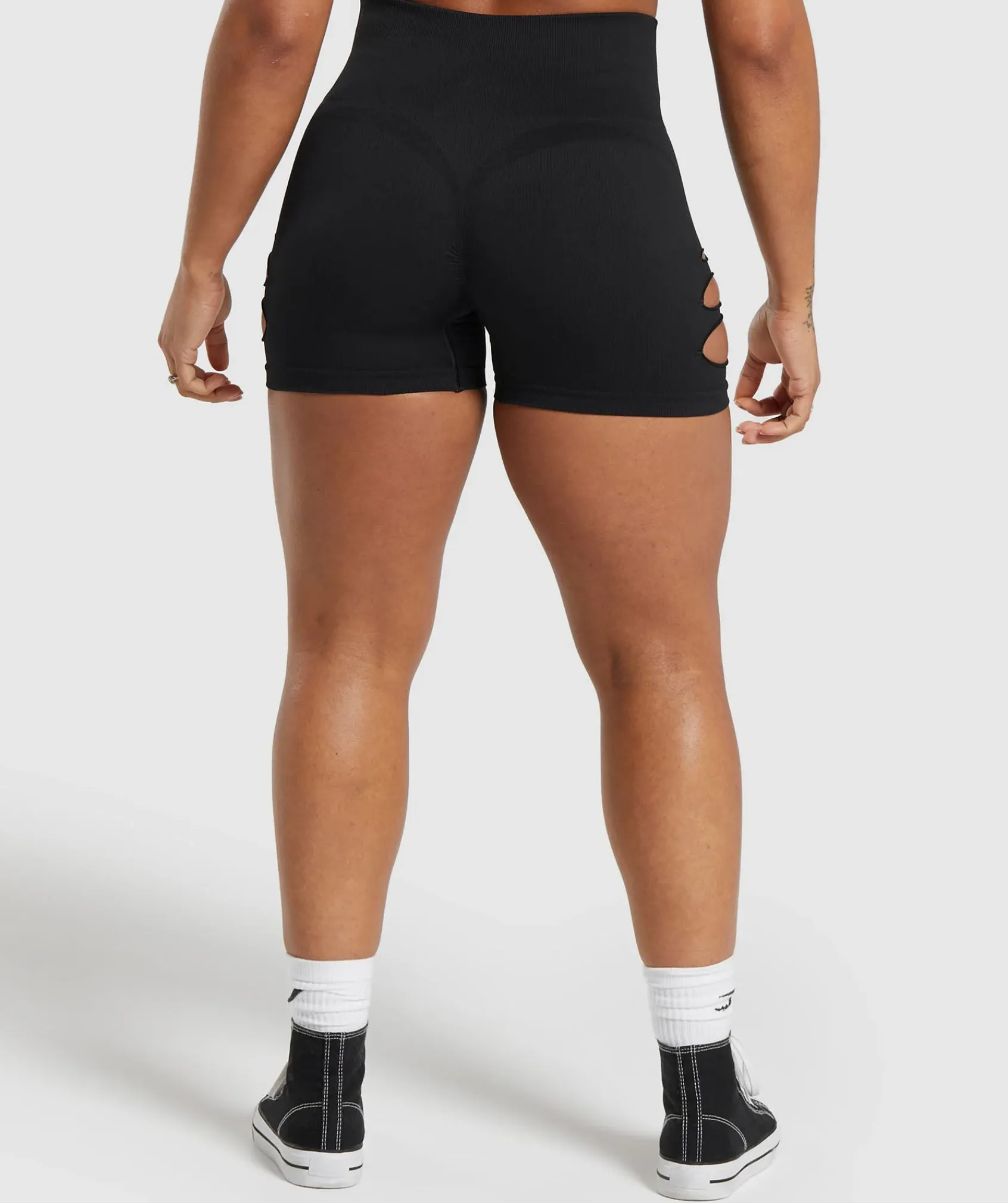 DAMES Gymshark Shorts*Gains Seamless Ripped Shorts