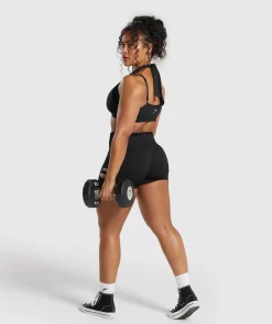 DAMES Gymshark Shorts*Gains Seamless Ripped Shorts