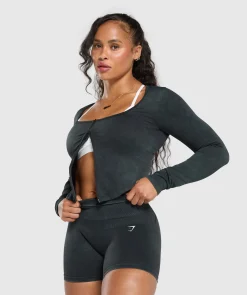DAMES Gymshark Sportjacks*Gains Seamless Zip Up
